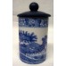 SPODE BLUE ROOM SPICE OR HERB JAR – BAY – TOWER PATTERN